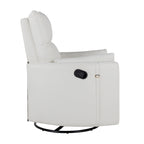 360° Swivel Manual Recliner with Rocking & Adjustable Back