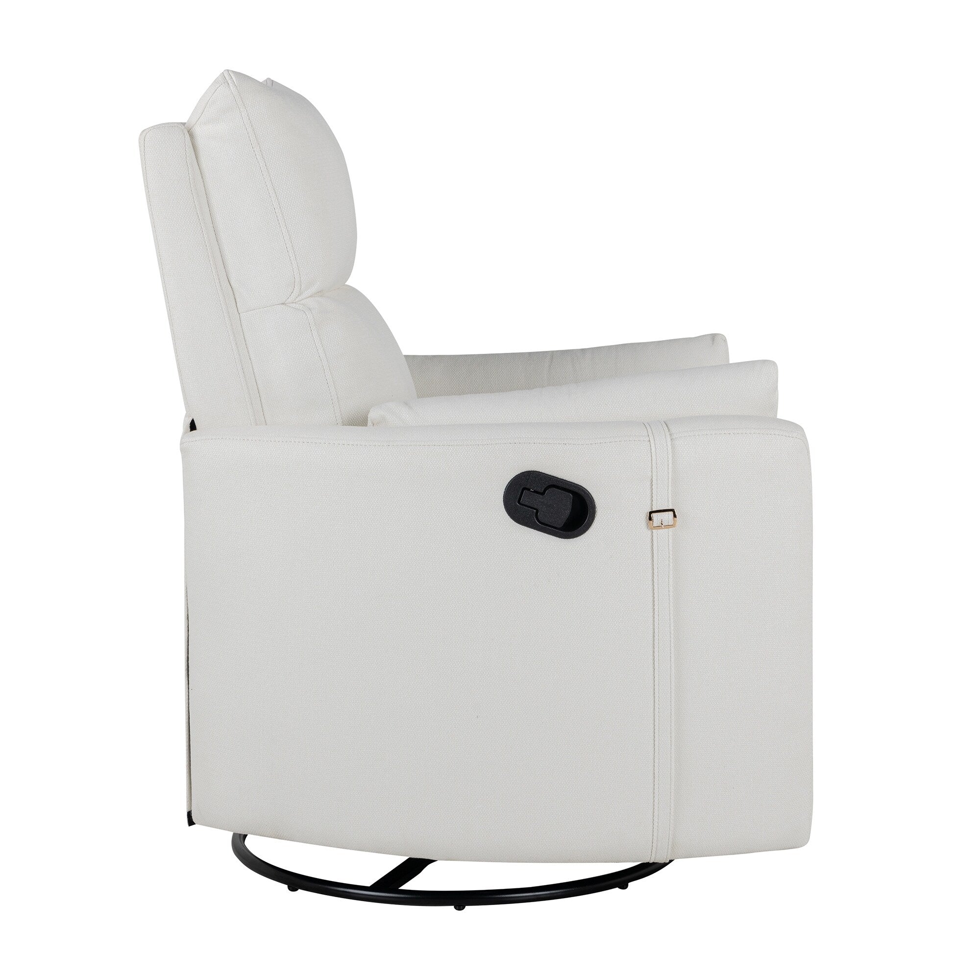 360° Swivel Manual Recliner with Rocking & Adjustable Back