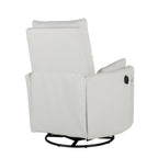 360° Swivel Manual Recliner with Rocking & Adjustable Back