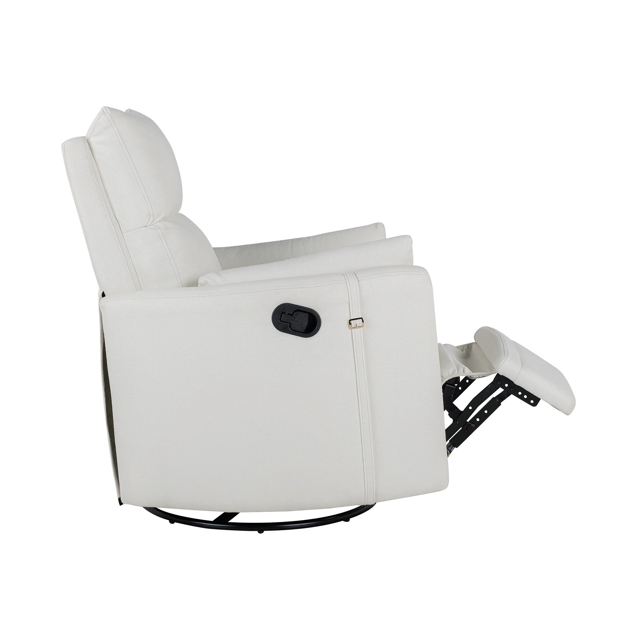 360° Swivel Manual Recliner with Rocking & Adjustable Back
