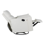 360° Swivel Manual Recliner with Rocking, Adjustable Backrest, Ergonomic Armrests