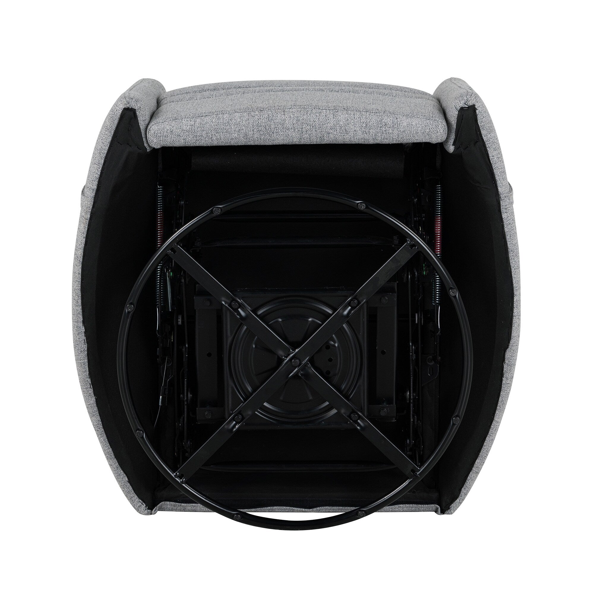 360° Swivel Manual Recliner with Rocking, Adjustable Backrest, Ergonomic Armrests