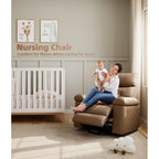 360° Swivel Oversized Recliner Chairs with Heat and Massage - Lazy Recliner Chair