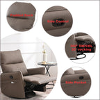 360Â° Swivel Rocker Manual Recliner Chair for Living Room, Bedroom