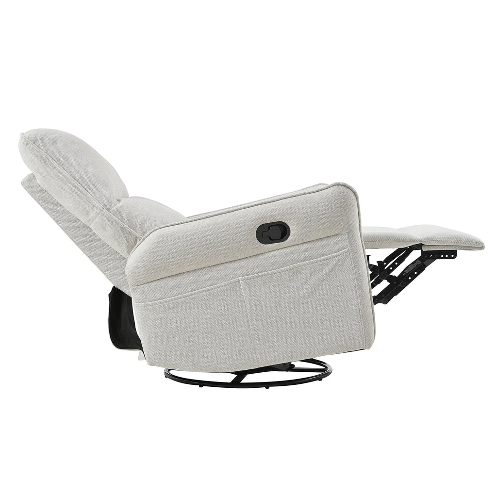 360Â° Swivel Rocker Manual Recliner Chair for Living Room, Bedroom