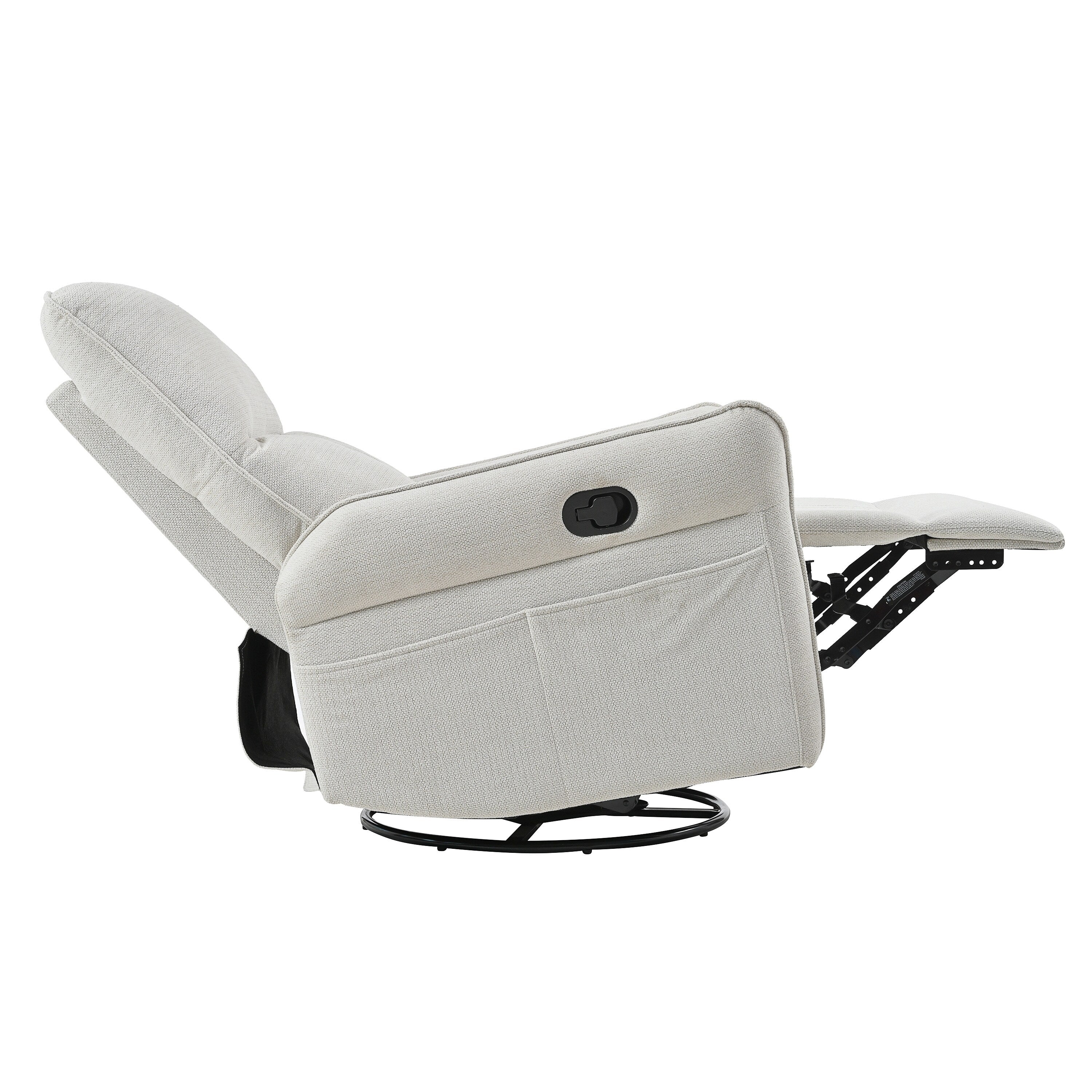 360Â° Swivel Rocker Manual Recliner Chair for Living Room, Bedroom