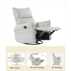 360Â° Swivel Rocker Manual Recliner Chair for Living Room, Bedroom