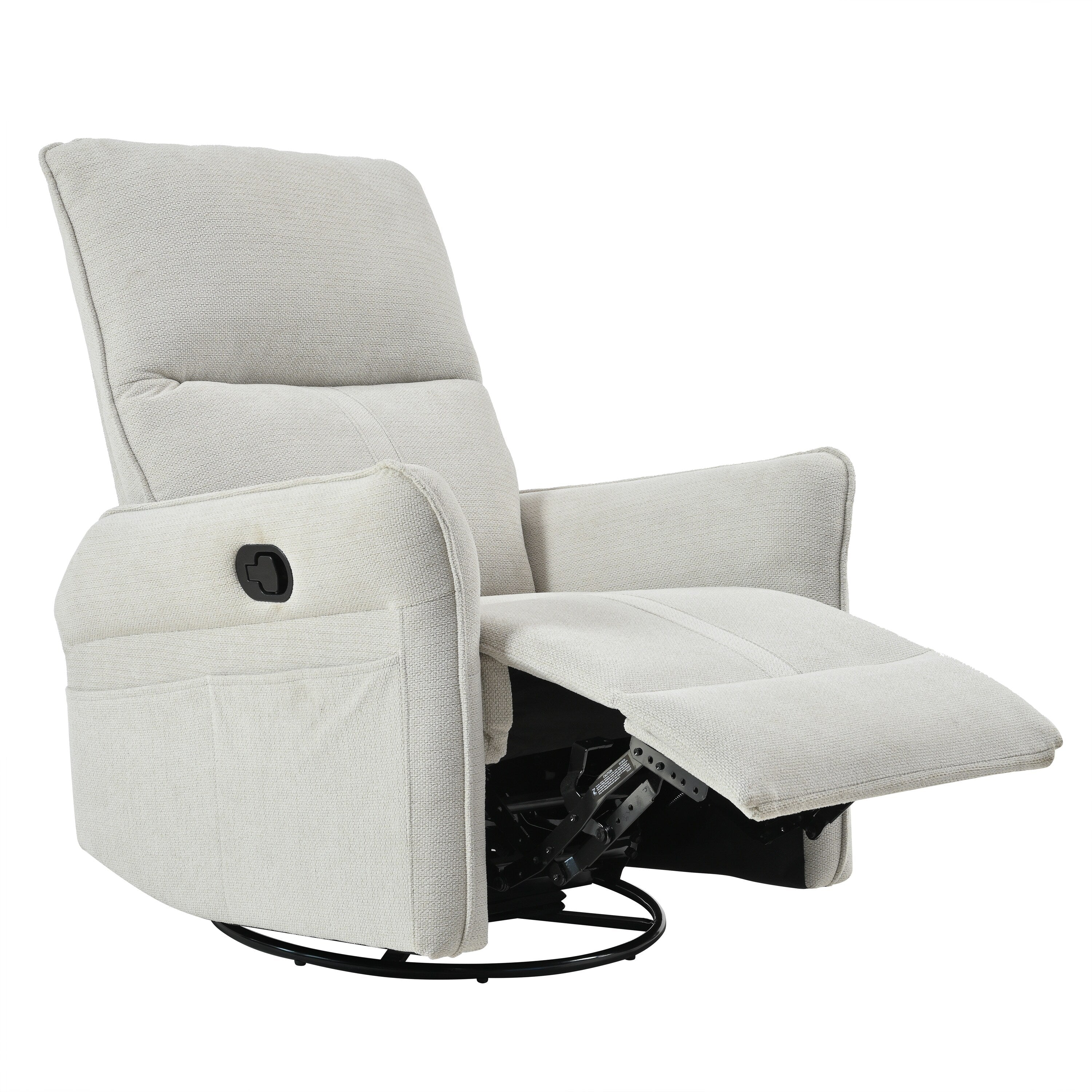 360Â° Swivel Rocker Manual Recliner Chair for Living Room, Bedroom