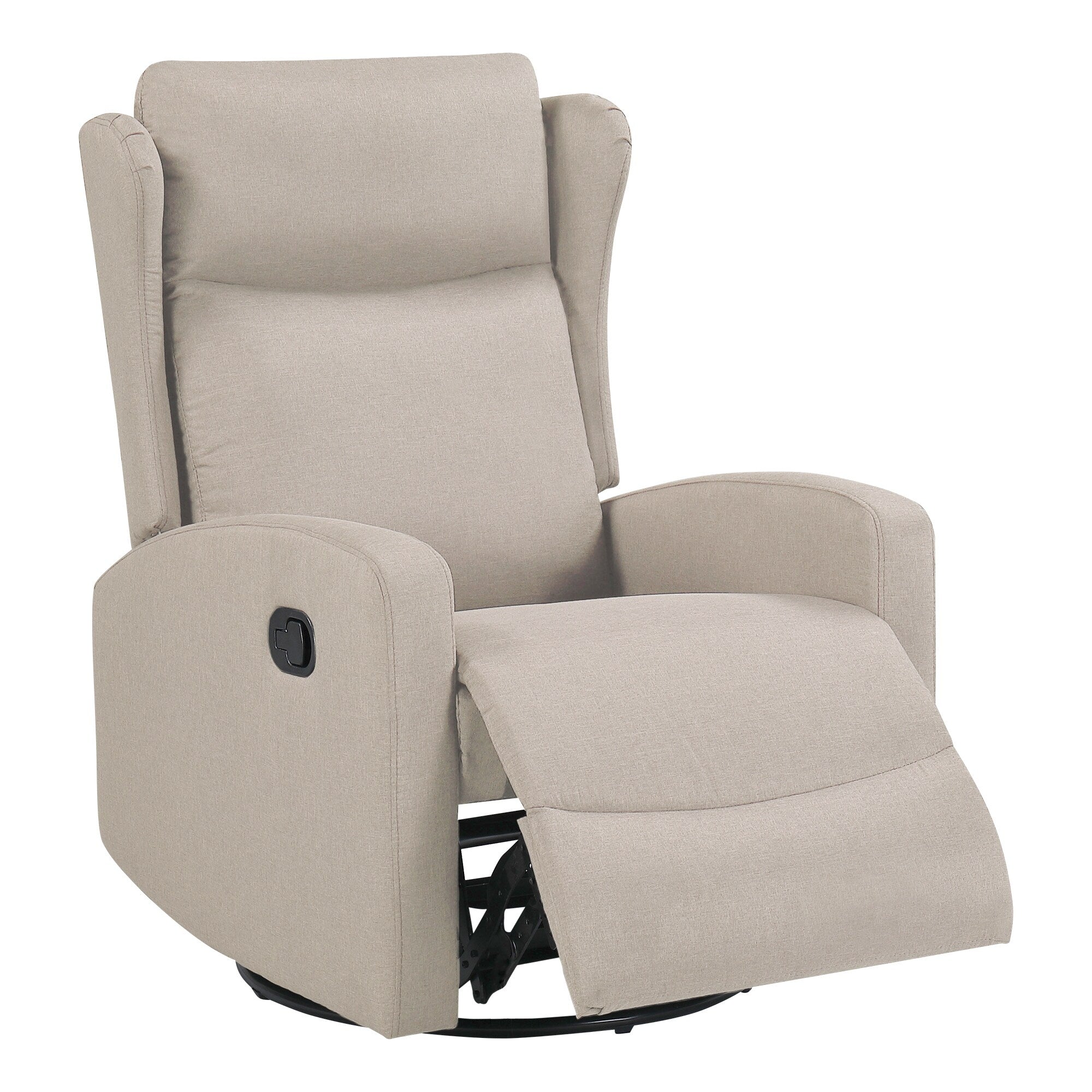360° Swivel Rocker Recliner Chair with 3?Position Back & Rocking