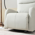 360Â° Swivel Rocking Recliner Chair with Phone Holder, Footrest, Adjustable Position for Living Room & Home Theater