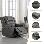 360°Swivel and Rocking Home Theater Recliner