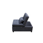 39.8 Single Folding Ottoman Sofa Bed with Adjustable Back and Pillows for Living Room