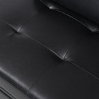 39.8 Single Folding Ottoman Sofa Bed with Adjustable Back and Pillows for Living Room