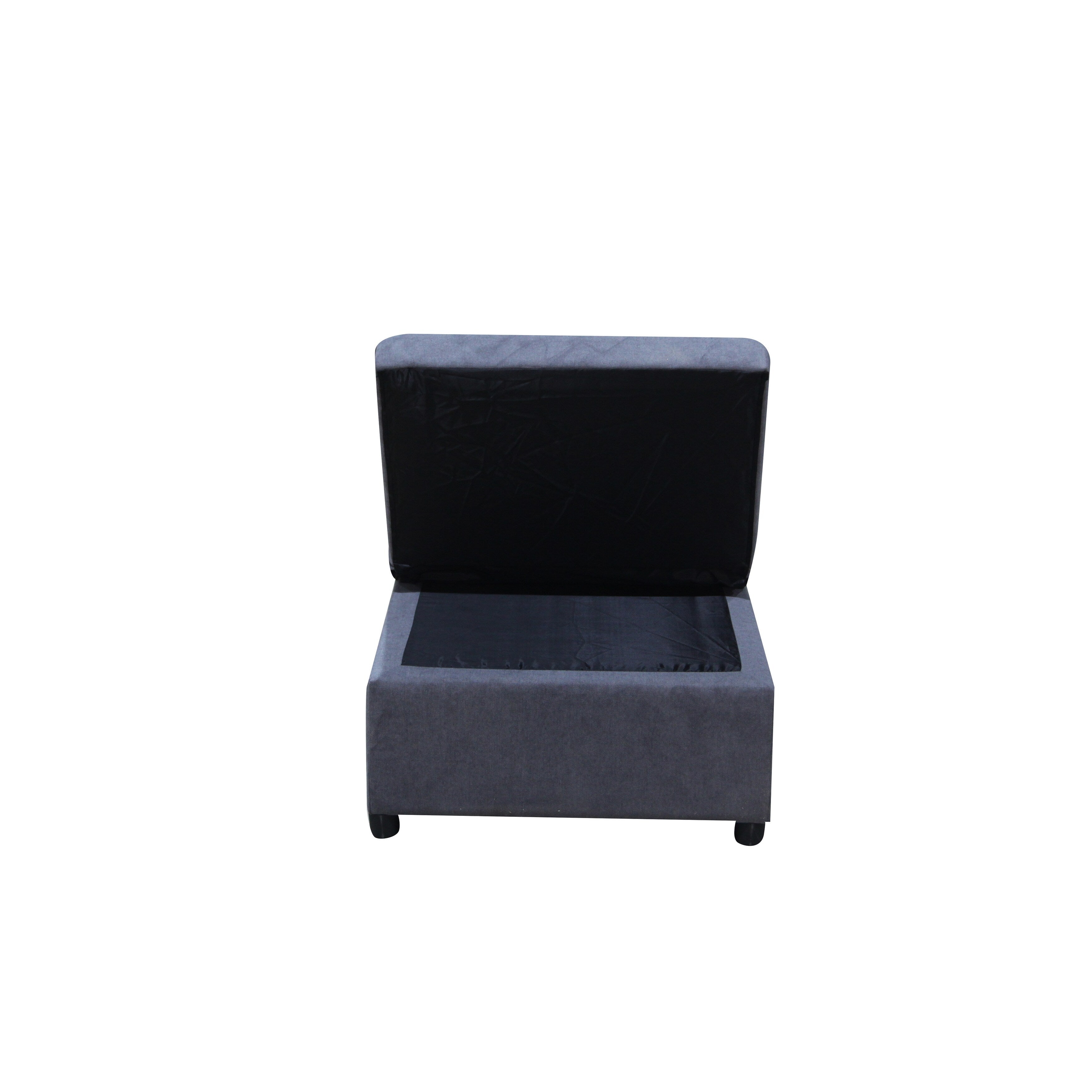 39.8 Single Folding Ottoman Sofa Bed with Adjustable Back and Pillows for Living Room