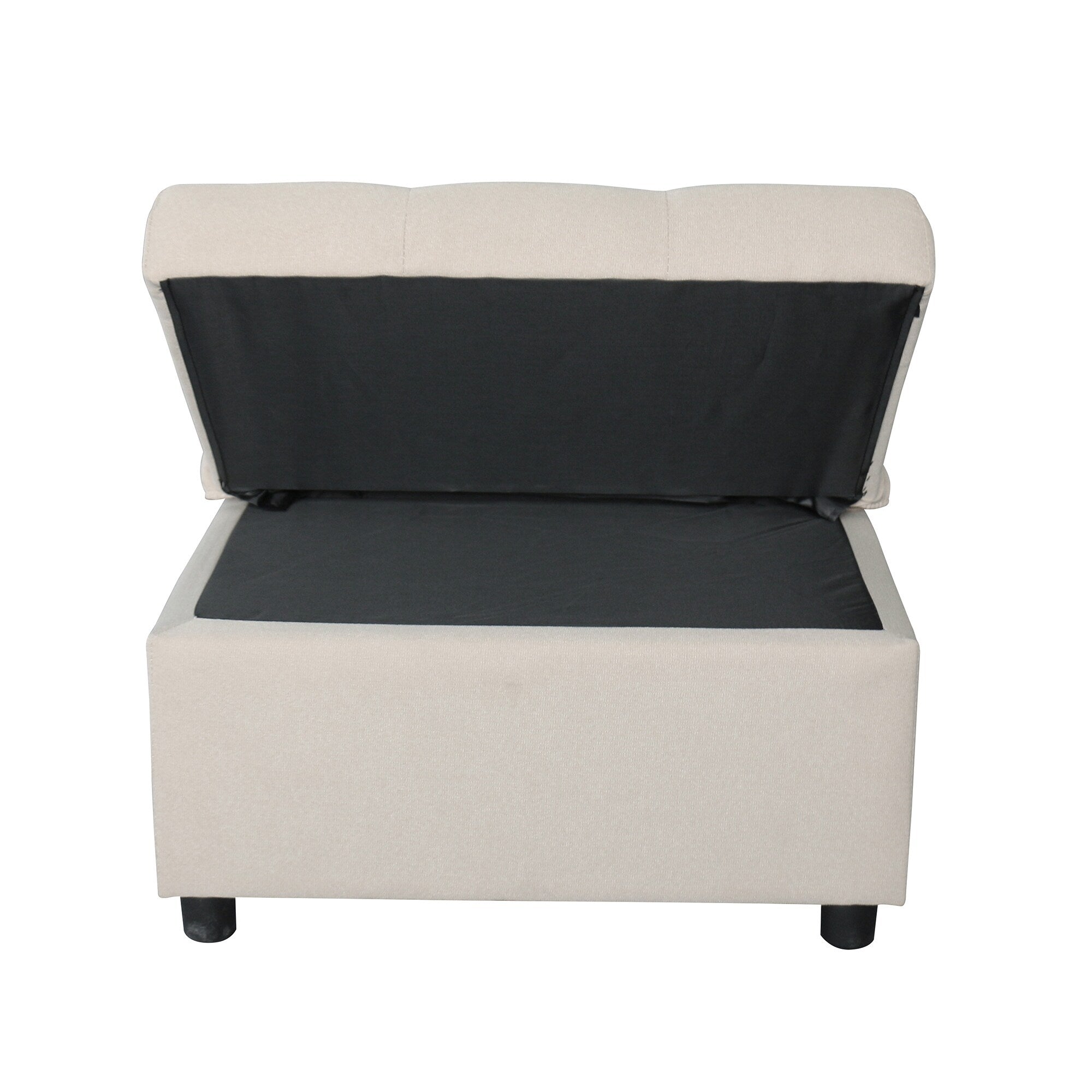 39.8 Single Folding Ottoman Sofa Bed with Adjustable Back and Pillows for Living Room