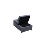 39.8 Single Folding Ottoman Sofa Bed with Adjustable Back and Pillows for Living Room