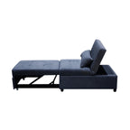 39.8 Single Folding Ottoman Sofa Bed with Adjustable Back and Pillows for Living Room
