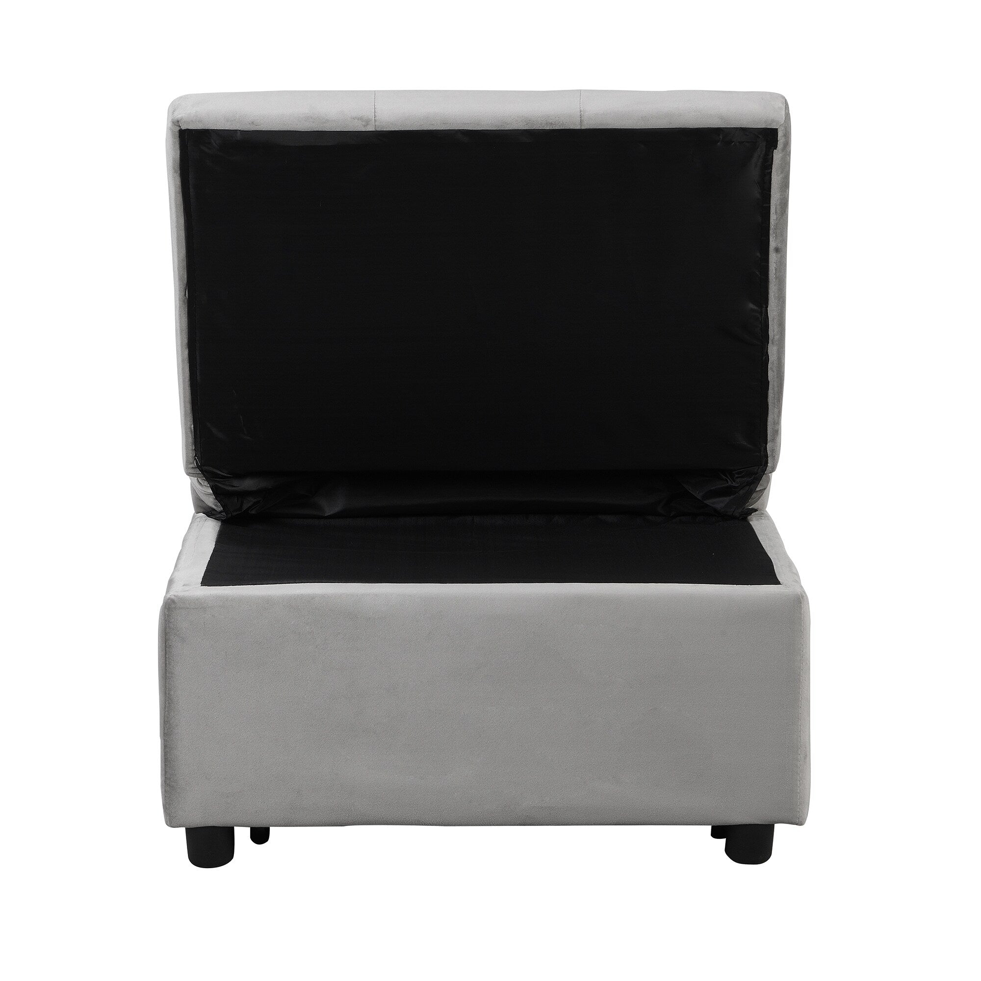 39.8 Single Folding Ottoman Sofa Bed with Adjustable Back and Pillows for Living Room