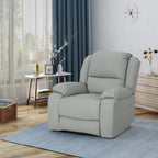 39 Wide Faux Leather Manual Swivel Standard Recliner