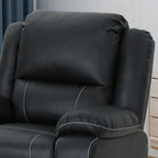 39 Wide Faux Leather Manual Swivel Standard Recliner
