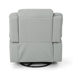 39 Wide Faux Leather Manual Swivel Standard Recliner
