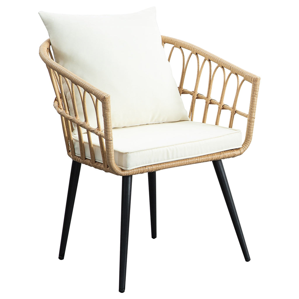 3PCS Rattan Wicker Patio Conversation?Set