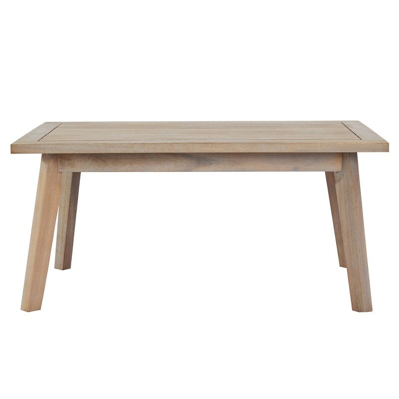 4 - Person Outdoor Seating Group Wood Conversation Set With Cushions