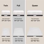 4 Inch Tri-fold Cooling Memory Foam Mattress