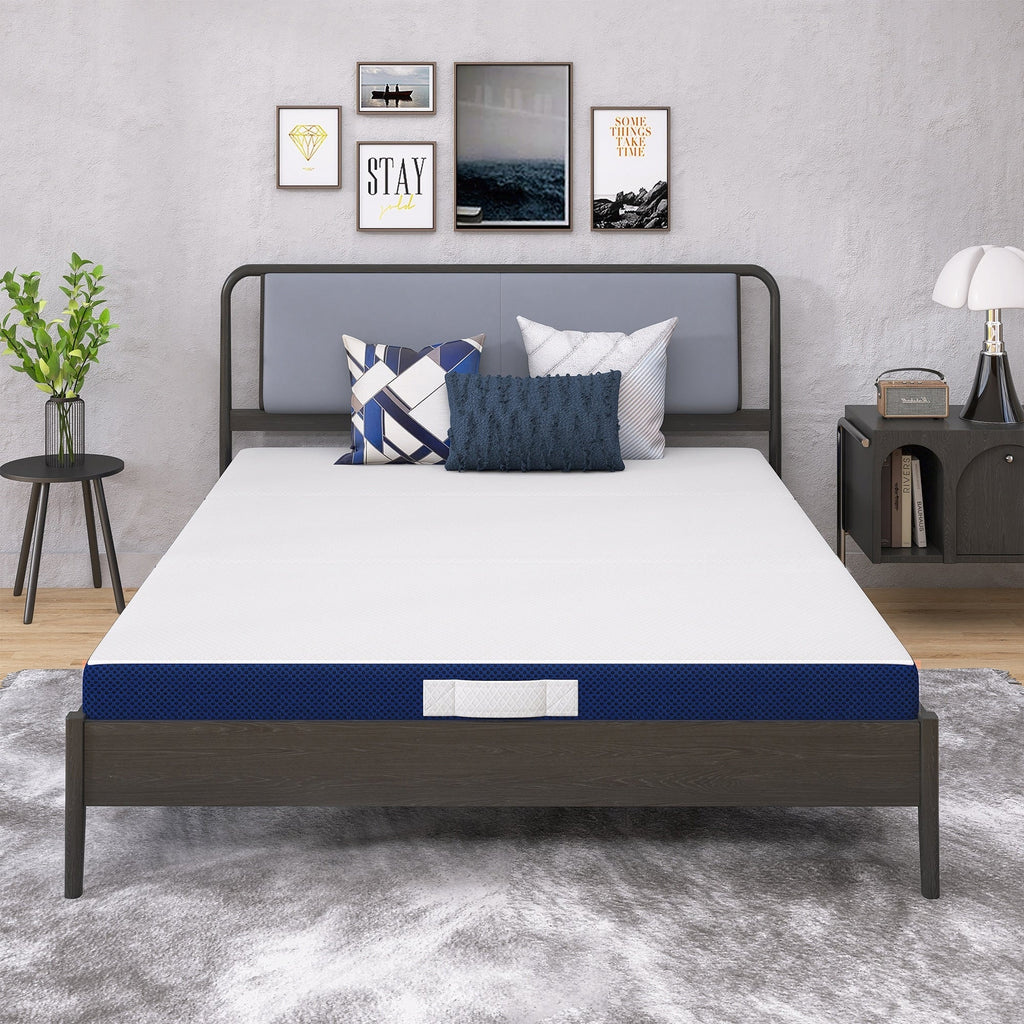 4 Inch Tri-fold Cooling Memory Foam Mattress