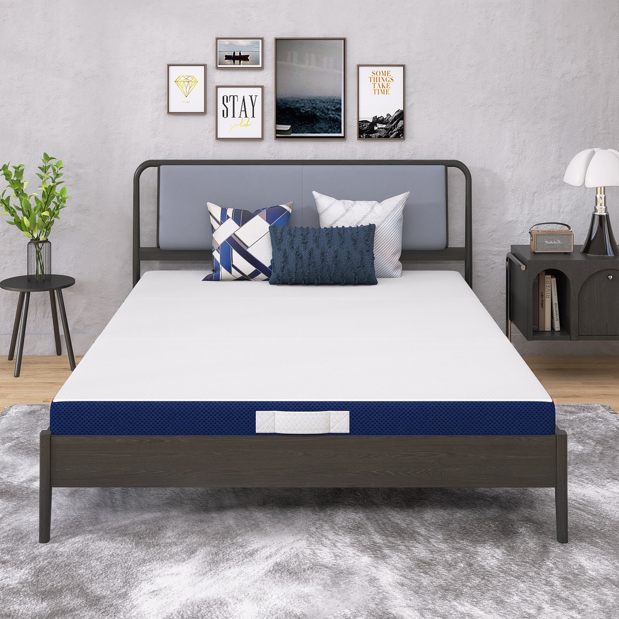 4 Inch Tri-fold Cooling Memory Foam Mattress