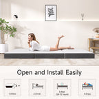 4 Inch Tri-fold Cooling Memory Foam Mattress