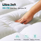 4 Inch White Memory Foam Mattress Covers