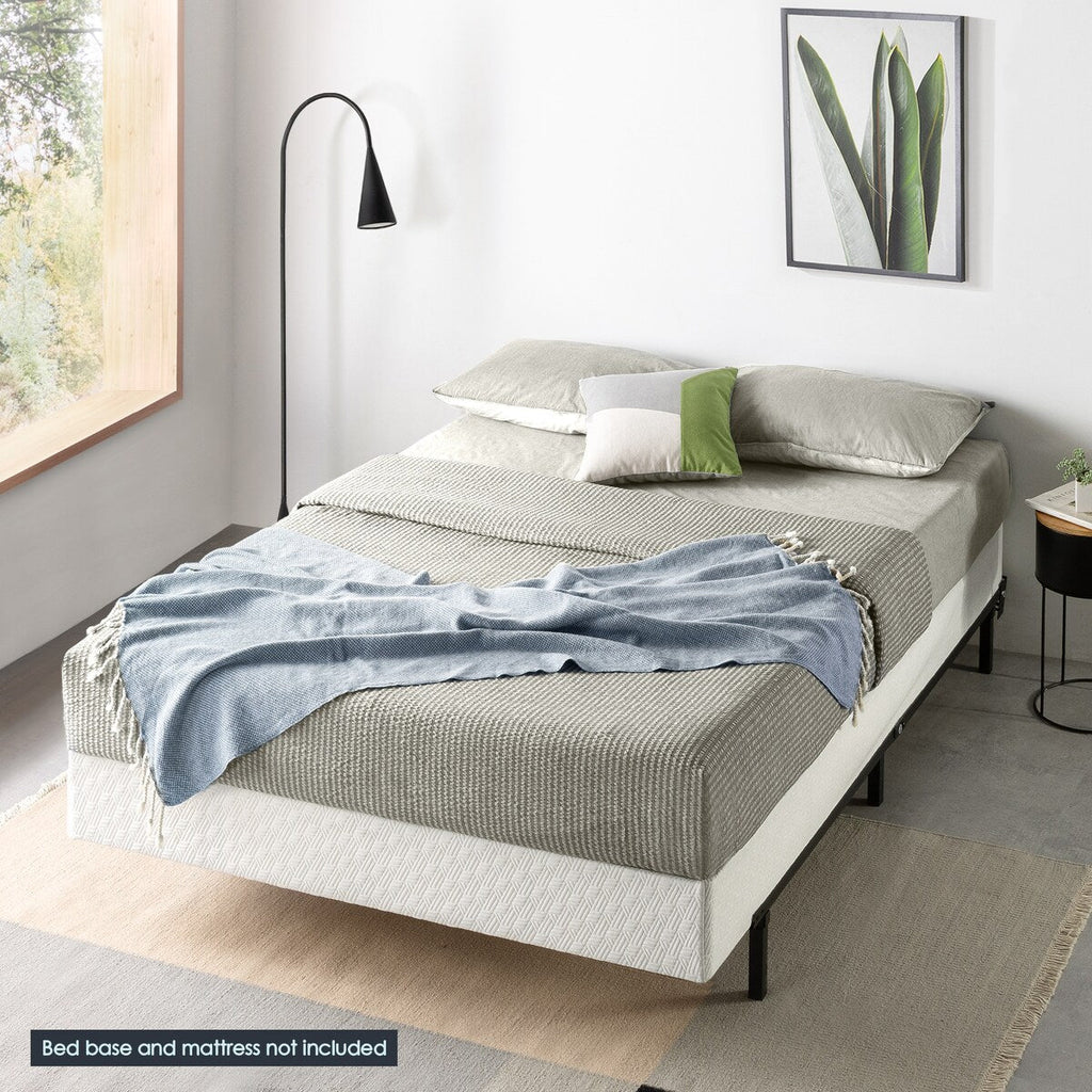 4 Inch and 7.5 Inch Metal Box Spring Mattress Support with Wood Slats