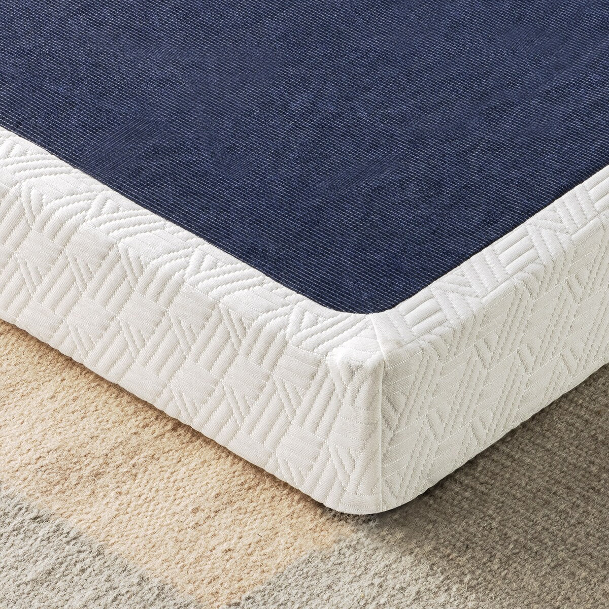4 Inch and 7.5 Inch Metal Box Spring Mattress Support with Wood Slats