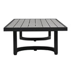 4-Piece Outdoor 5-Seater Steel Cnversation Sofa Set with Coffee Table, Waterproof, Anti-rust and Anti-UV
