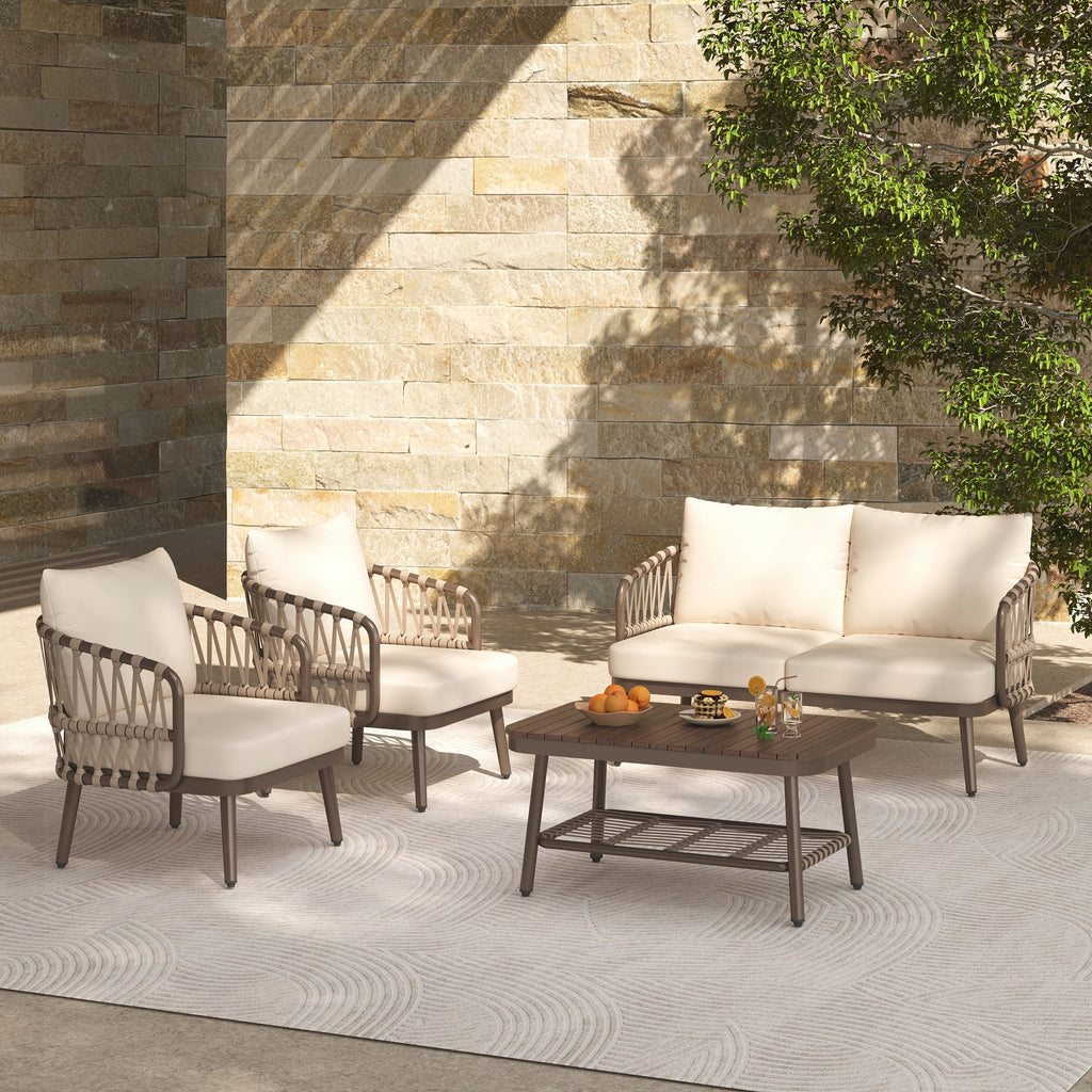 4-Piece Outdoor Patio Furniture Set