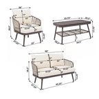 4-Piece Outdoor Patio Furniture Set
