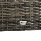 4 Piece Outdoor Rattan Wicker Patio Conversation Set