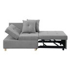 4-in-1 Single Convertible Sofa Bed with Adjustable Back