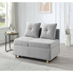 4-in-1 Single Convertible Sofa Bed with Adjustable Back