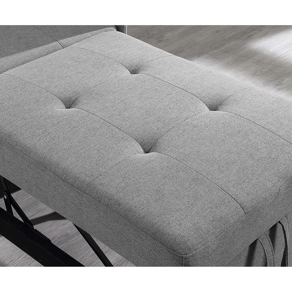 4-in-1 Single Convertible Sofa Bed with Adjustable Back