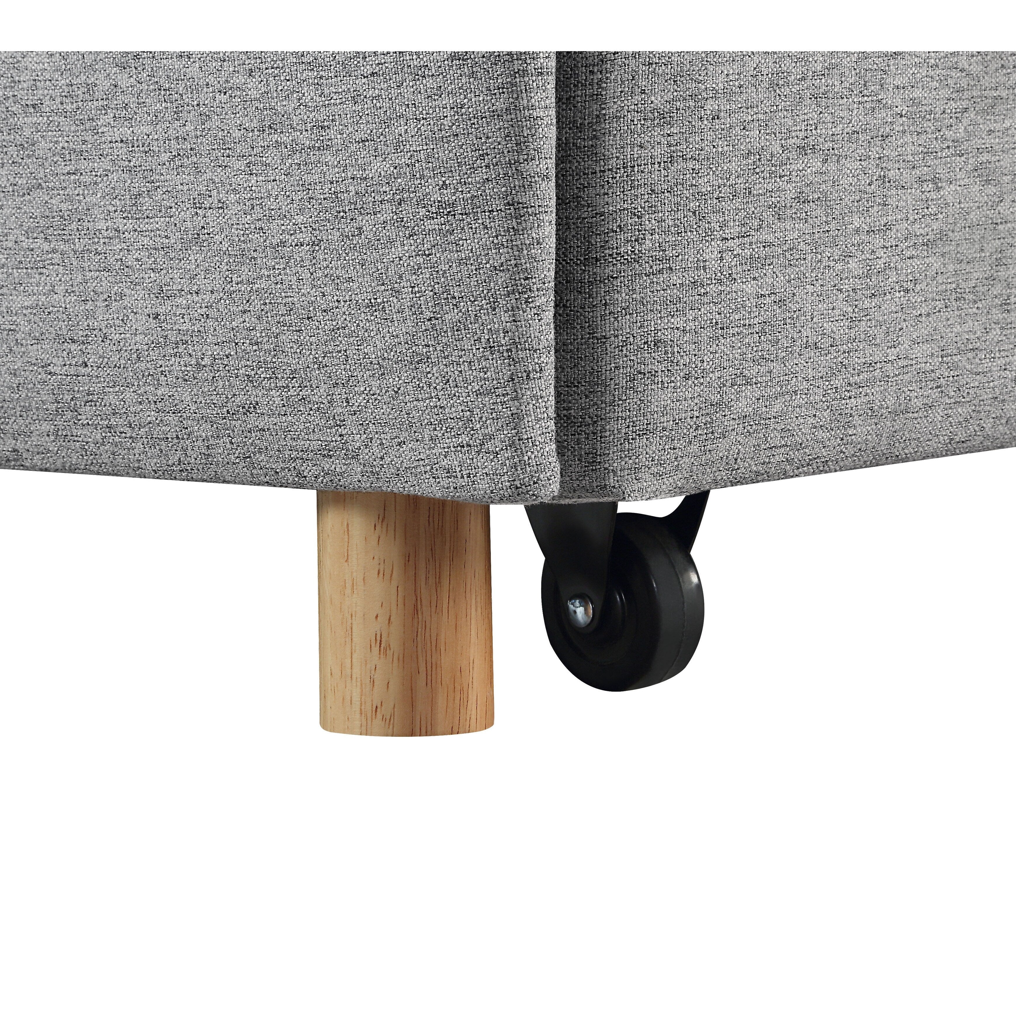 4-in-1 Single Convertible Sofa Bed with Adjustable Back