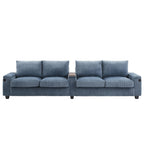 4-seater Corduroy Sofa Couch