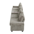 4-seater Corduroy Sofa Couch