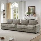 4-seater Corduroy Sofa Couch
