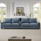 4-seater Corduroy Sofa Couch