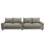 4-seater Corduroy Sofa Couch