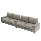 4-seater Corduroy Sofa Couch