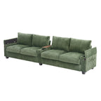 4-seater Corduroy Sofa Couch