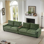 4-seater Corduroy Sofa Couch